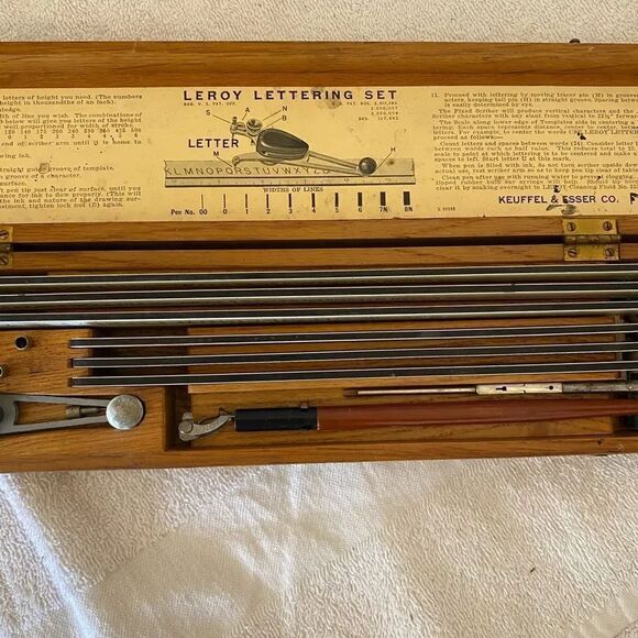 Other - Keuffel & Esser Co - Leroy Lettering Set